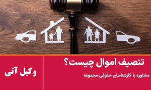 تنصیف اموال